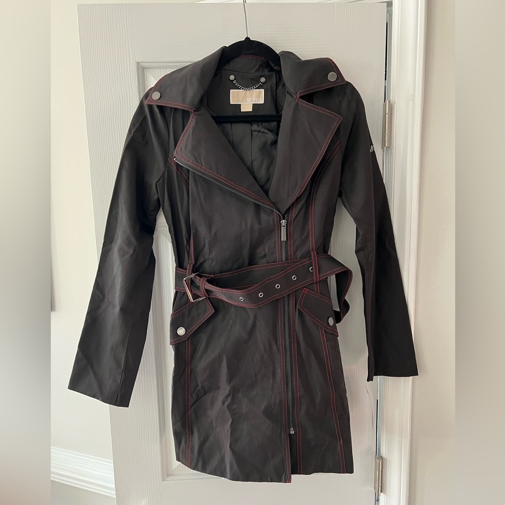 MICHAEL Michael Kors Asymmetrical Trench Coat
